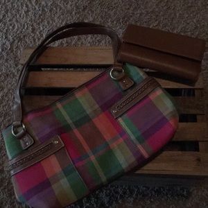 Relic purse with wallet Fall/plaid
